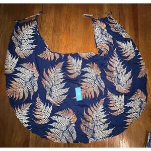 Cupshe Live Life on the Beach Swimsuit Spaghetti  Strap Palm Cover Up Small